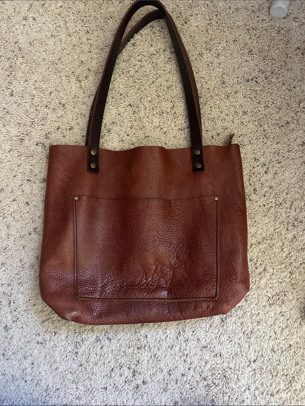 Portland leather tote